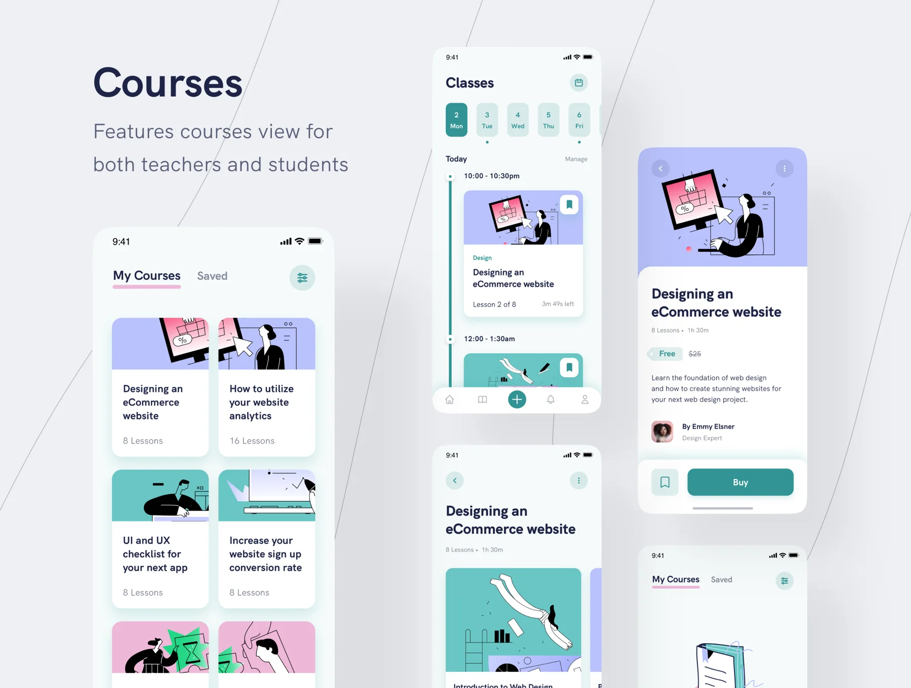 Learn Eden Education App UI Kit 4