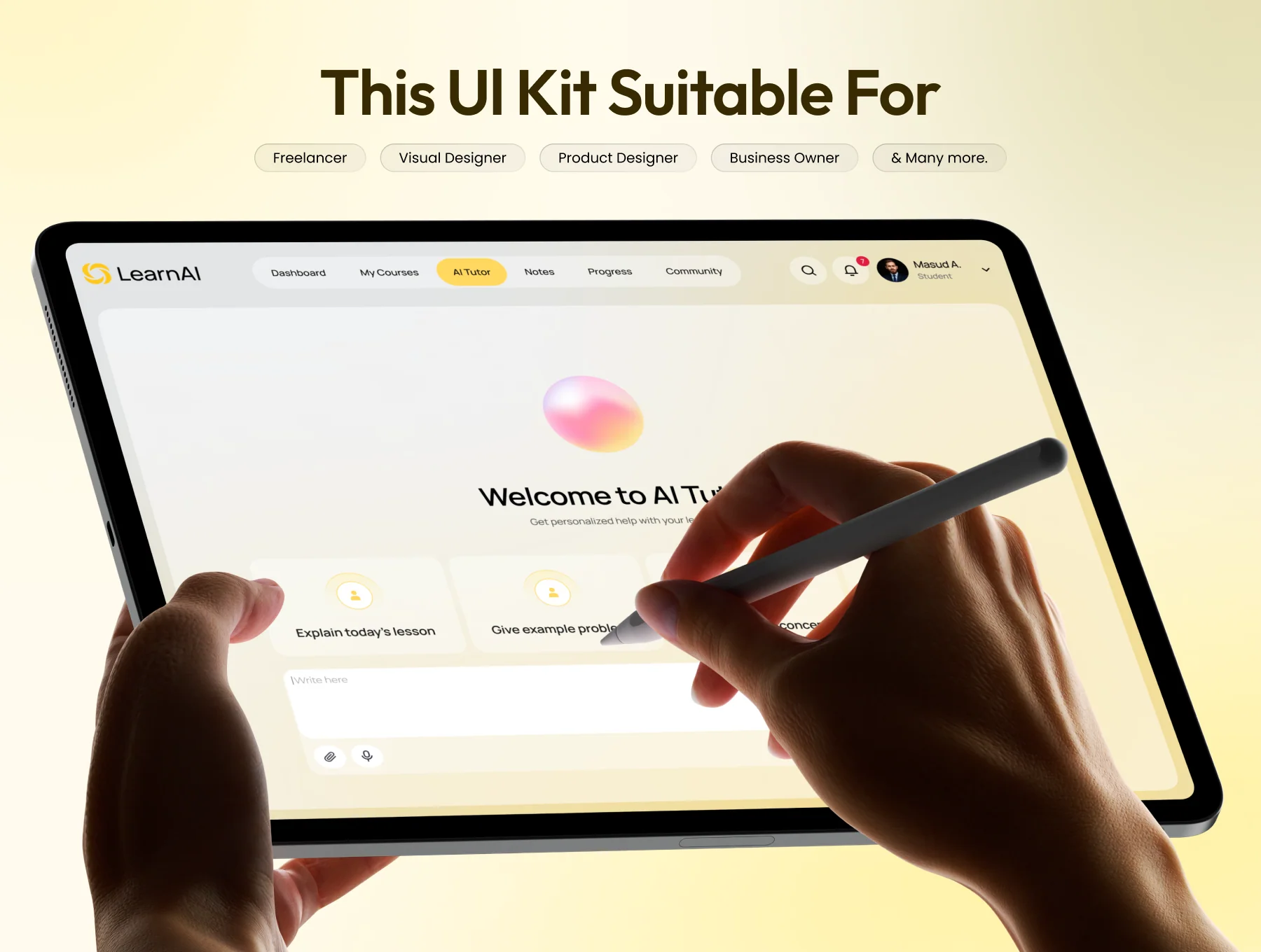 LearnAI - AI Online Learning Platform UI Kit 8