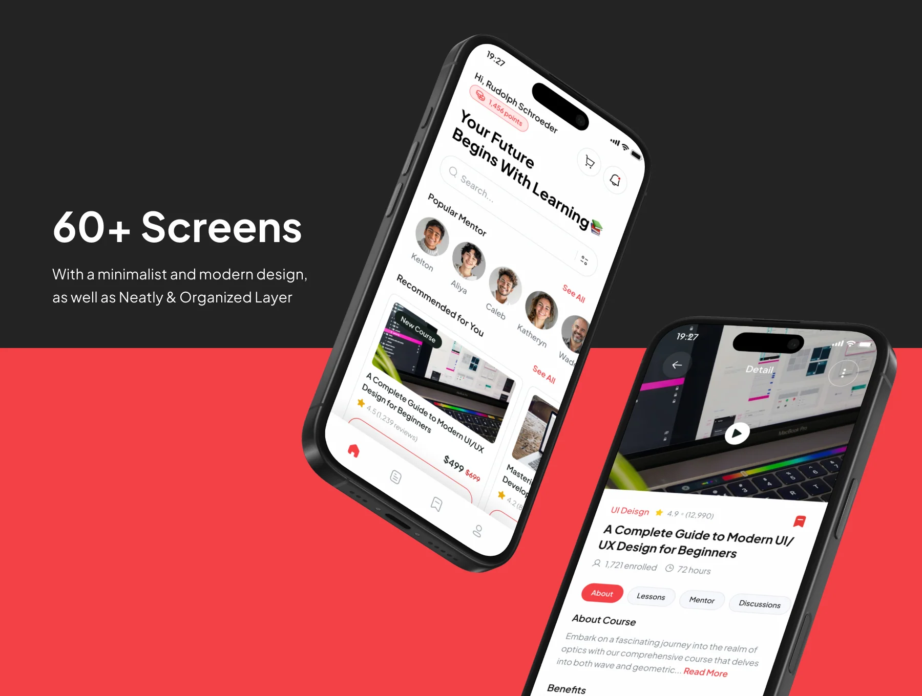 Learnify - Online Education Courses App Ui Kits 3