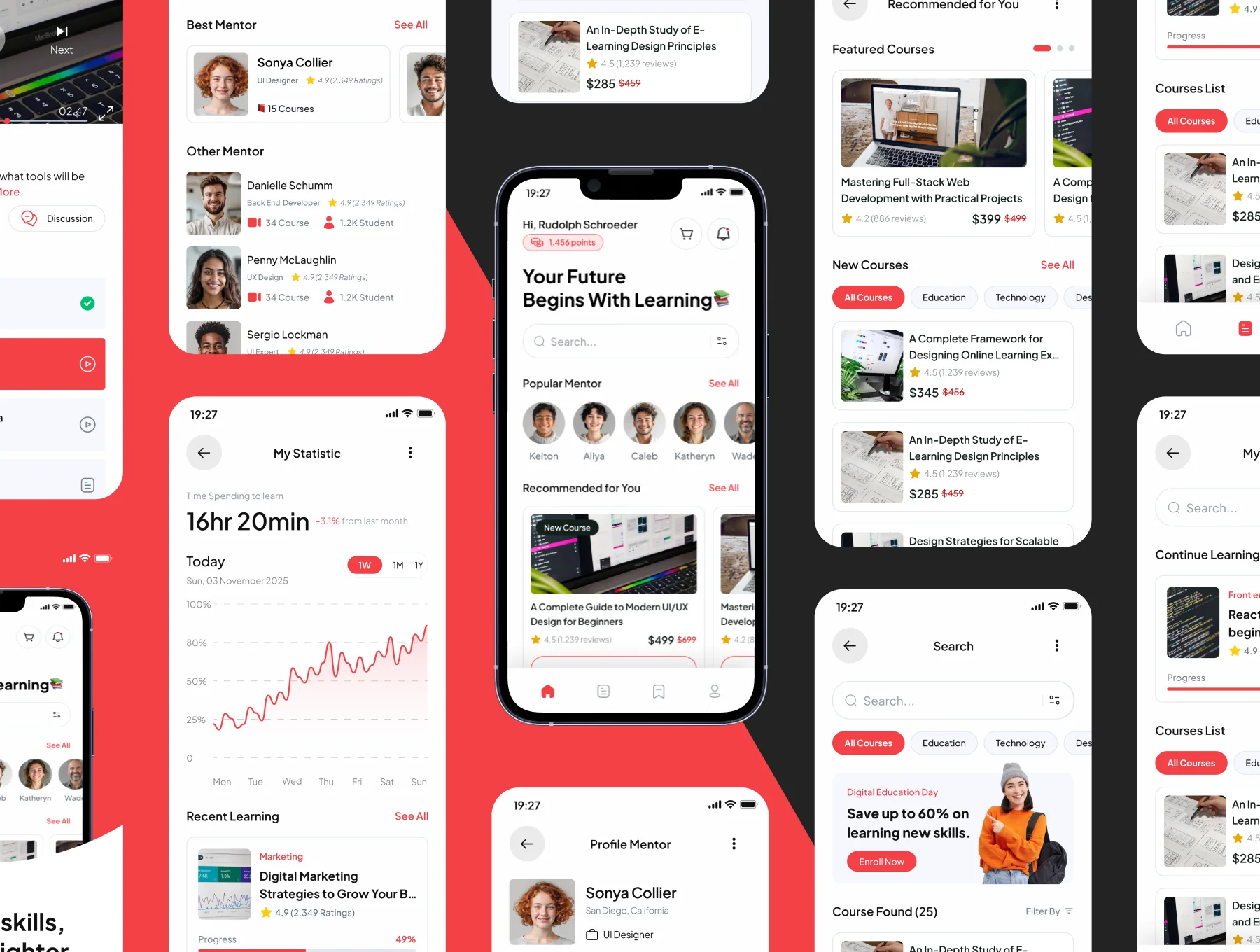 Learnify - Online Education Courses App Ui Kits 5