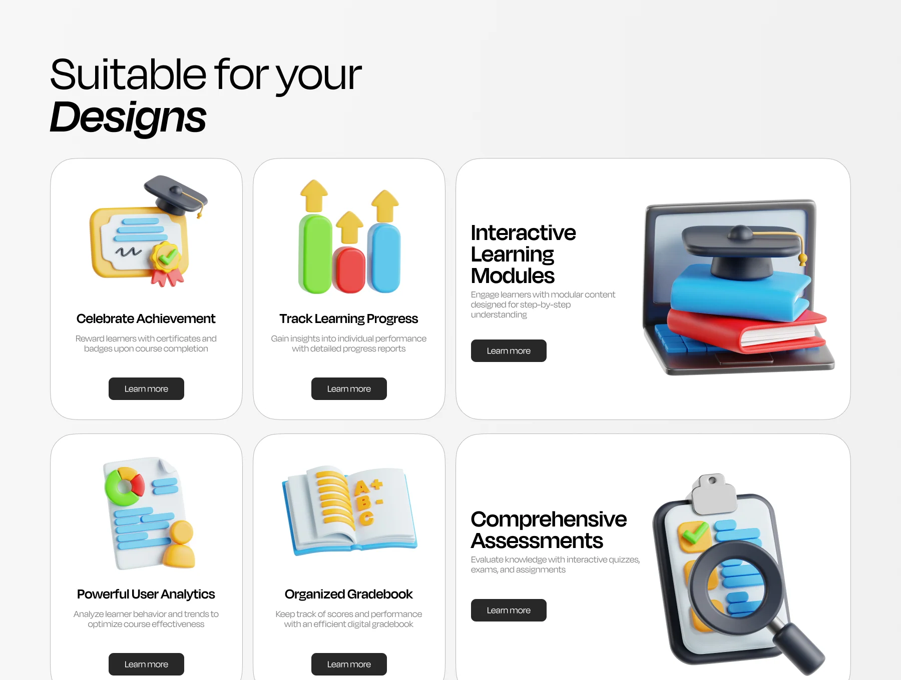 Learning Management System 3D Illustration 3