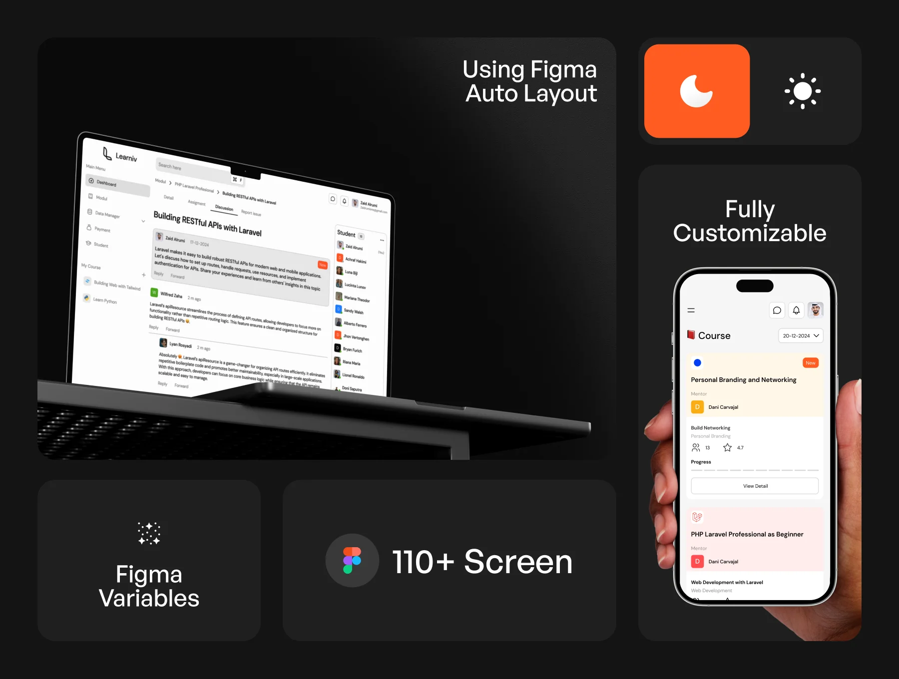 Learniv - Learning Management System Dashboard UI KIT 2