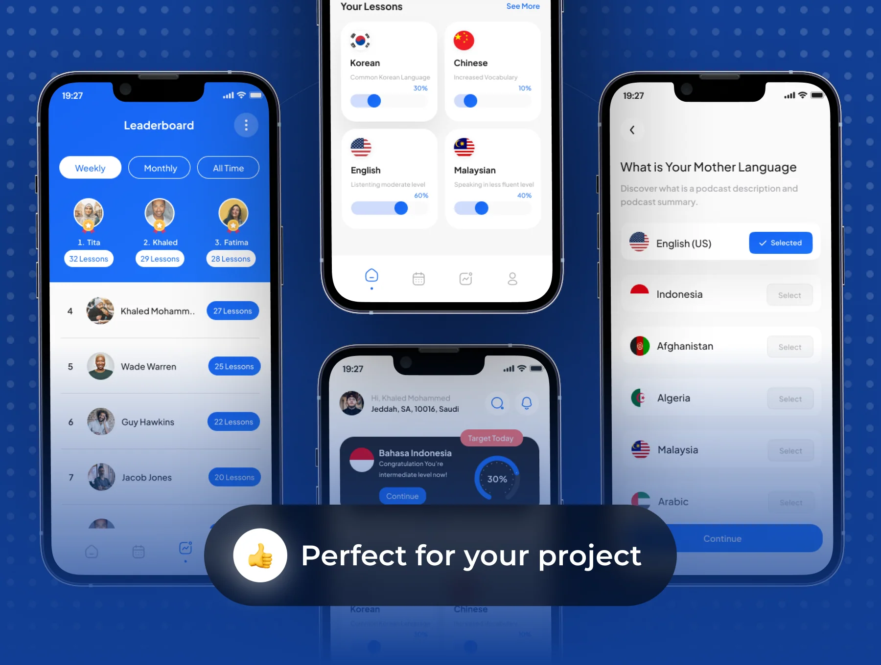 LearnKuy - Language Learning App UI Kit 5