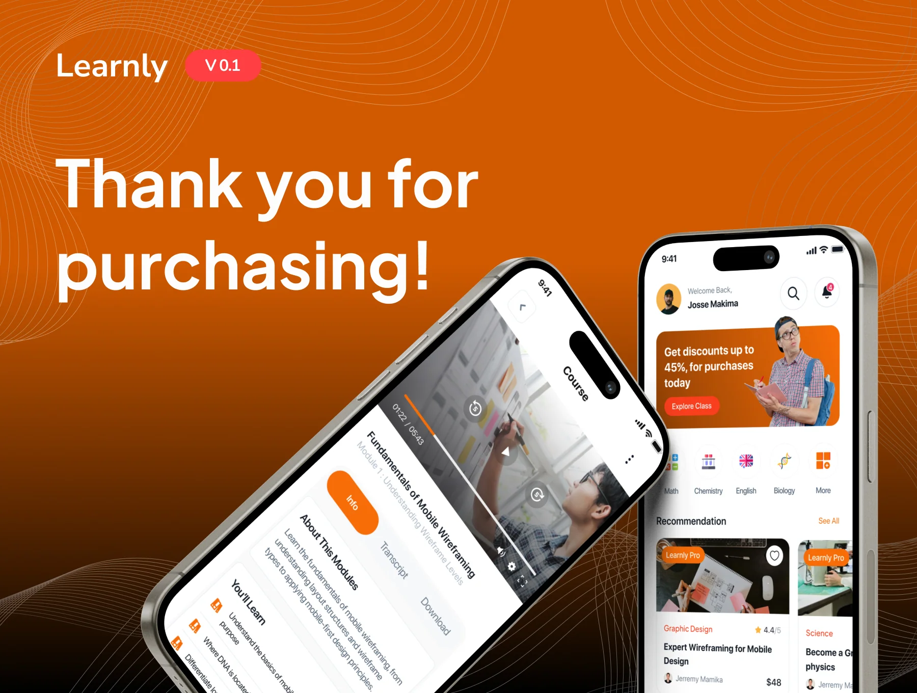Learnly - Online Course App UI Kits 6