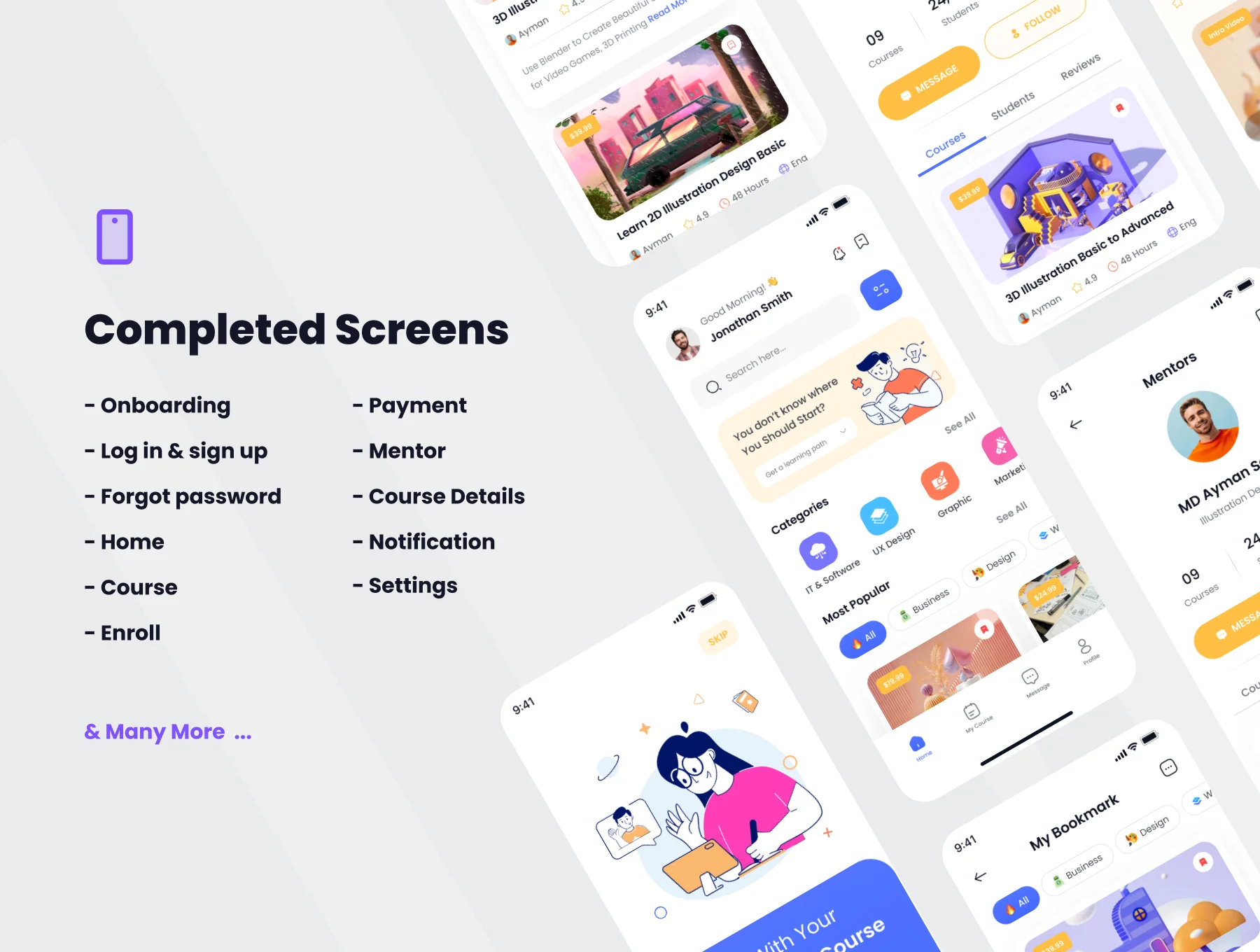 Learnsi - Education Mobile App Template 5