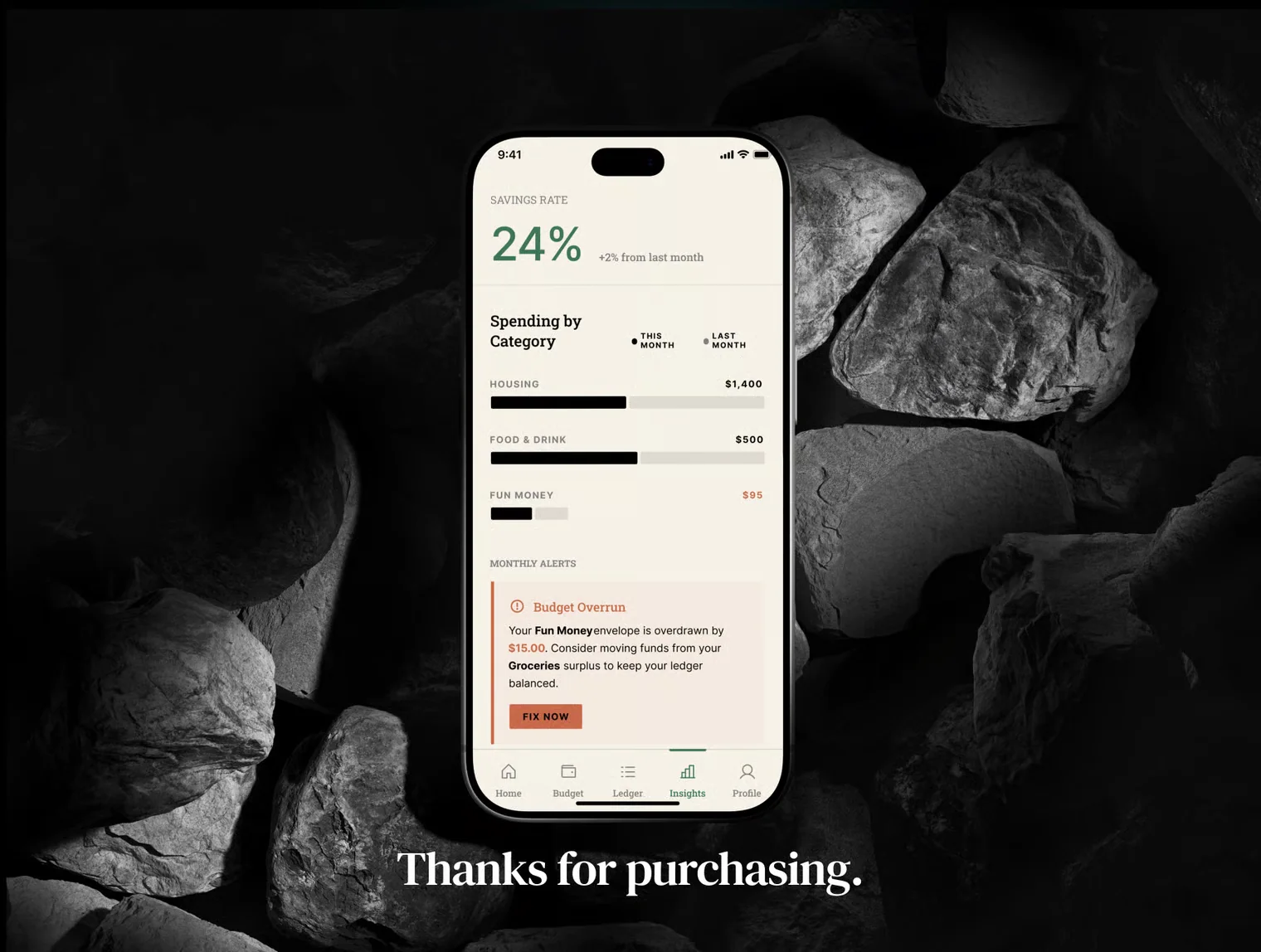 Ledger AI - Neo-Retro AI Budget Tracking - Mobile UI Kit 10