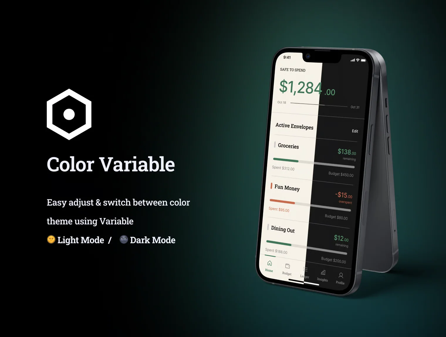 Ledger AI - Neo-Retro AI Budget Tracking - Mobile UI Kit 7