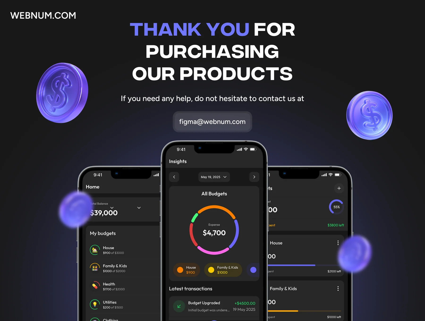 Ledgerly - Budget Tracker App UI Kit 8