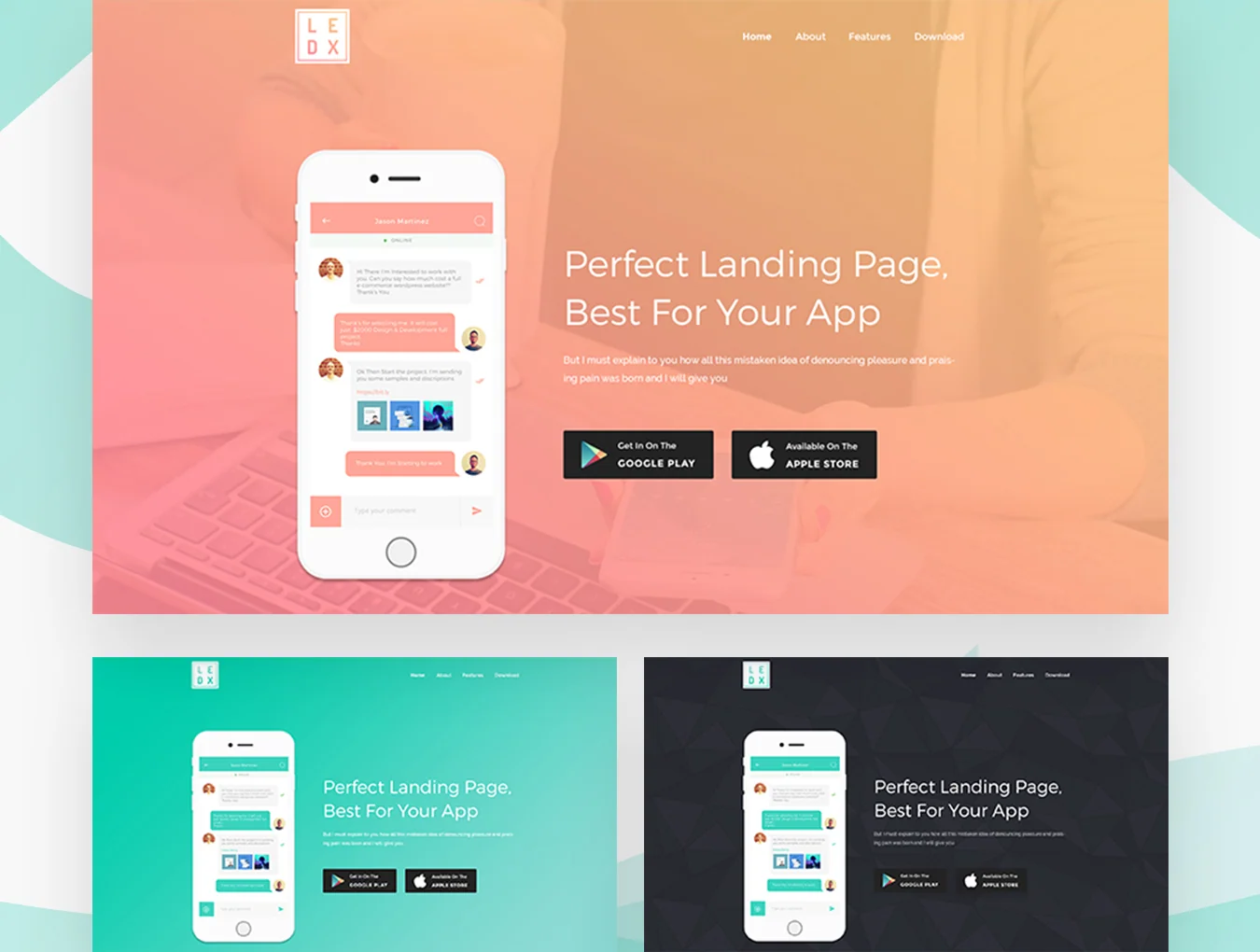 LEDX Landing Template 3