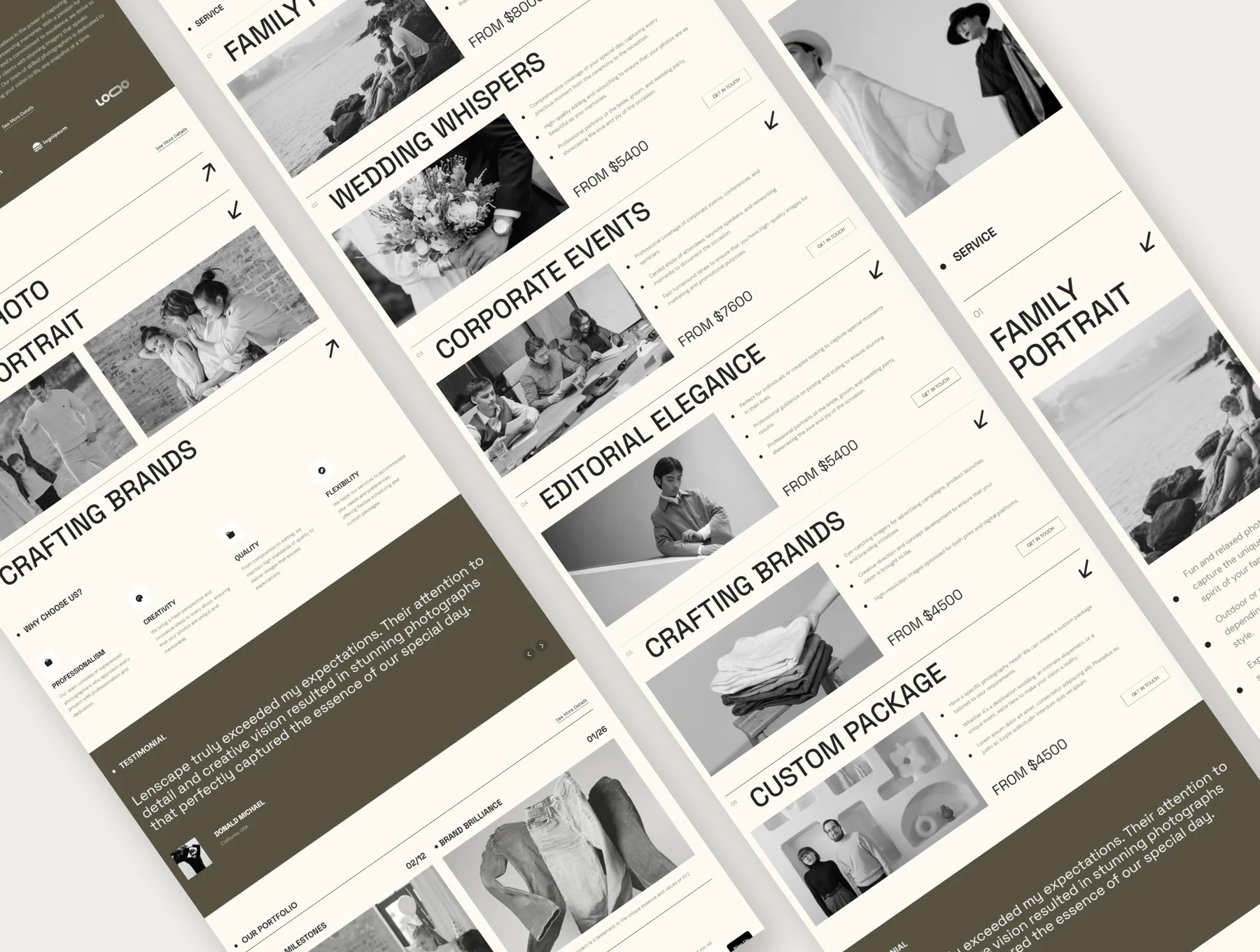 Lenscape - Photography Agency Website