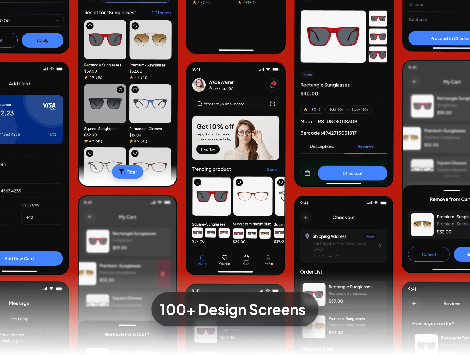 Lensilo Eye Glass Shop Mobile App Ui Kit 3