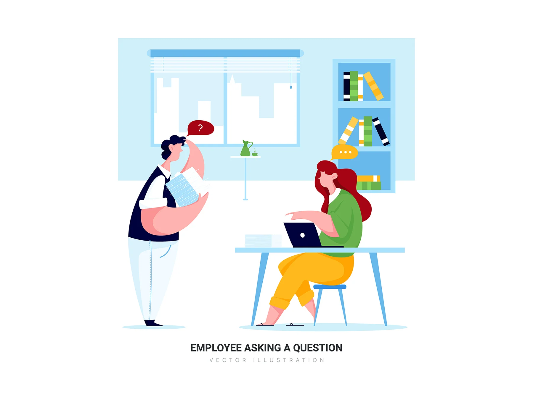 Leo - Business Vector Scenes 9