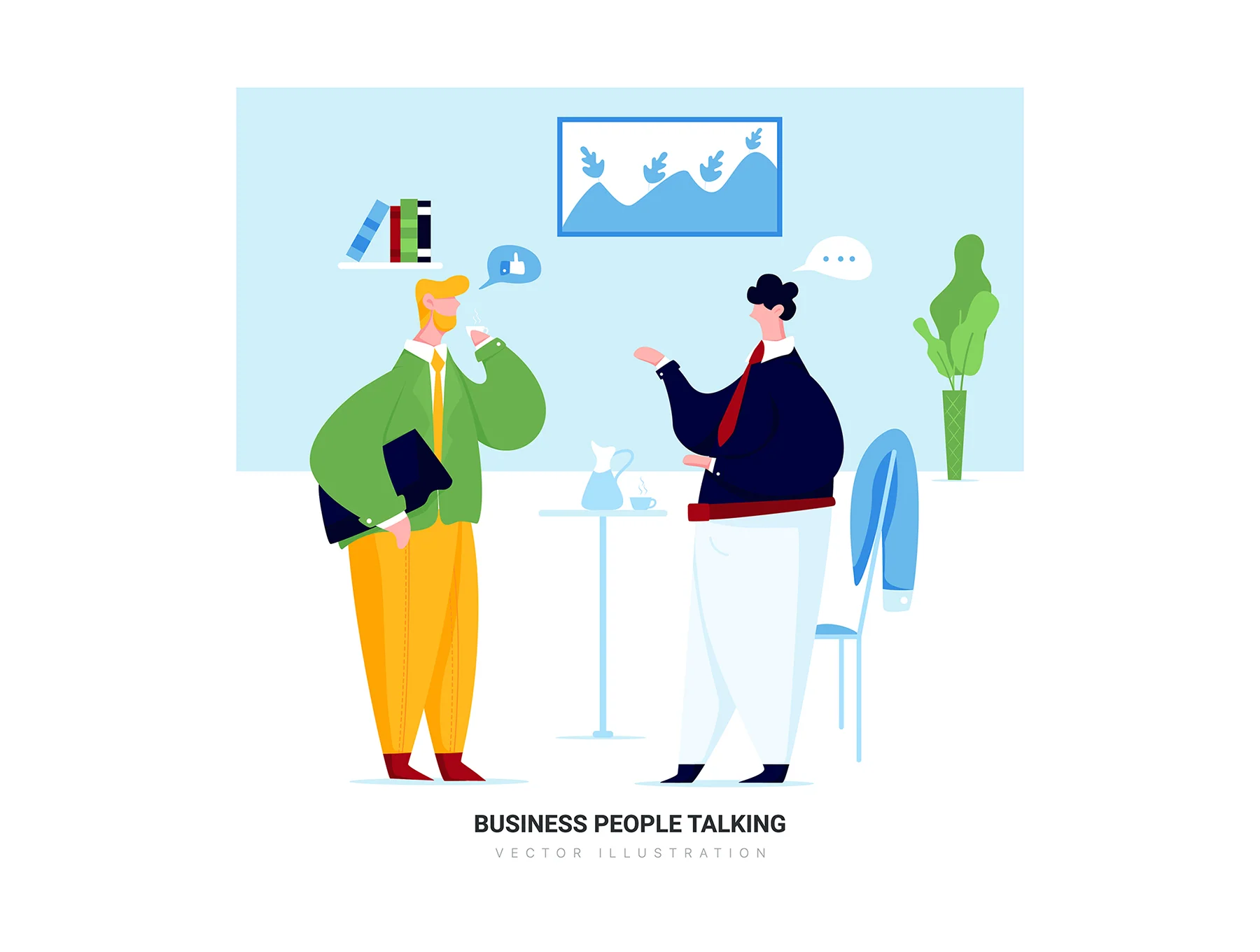 Leo - Business Vector Scenes 11