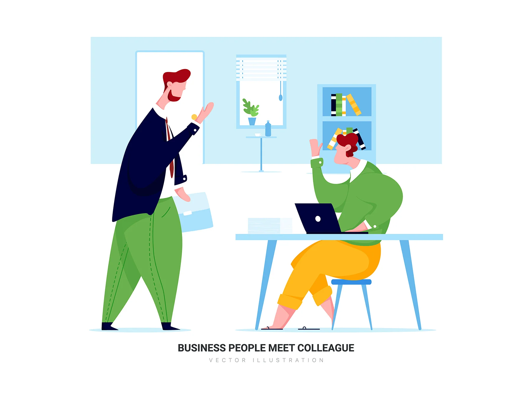 Leo - Business Vector Scenes 12