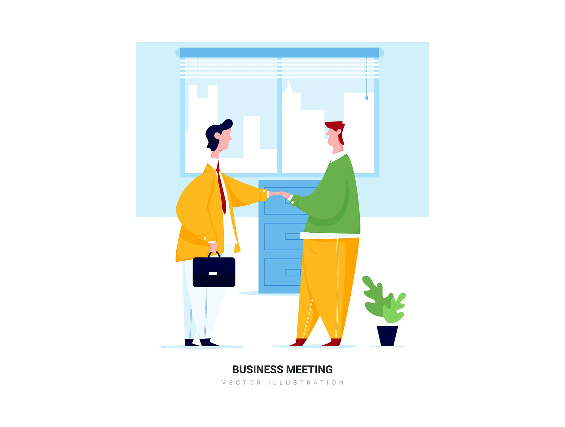 Leo - Business Vector Scenes 4