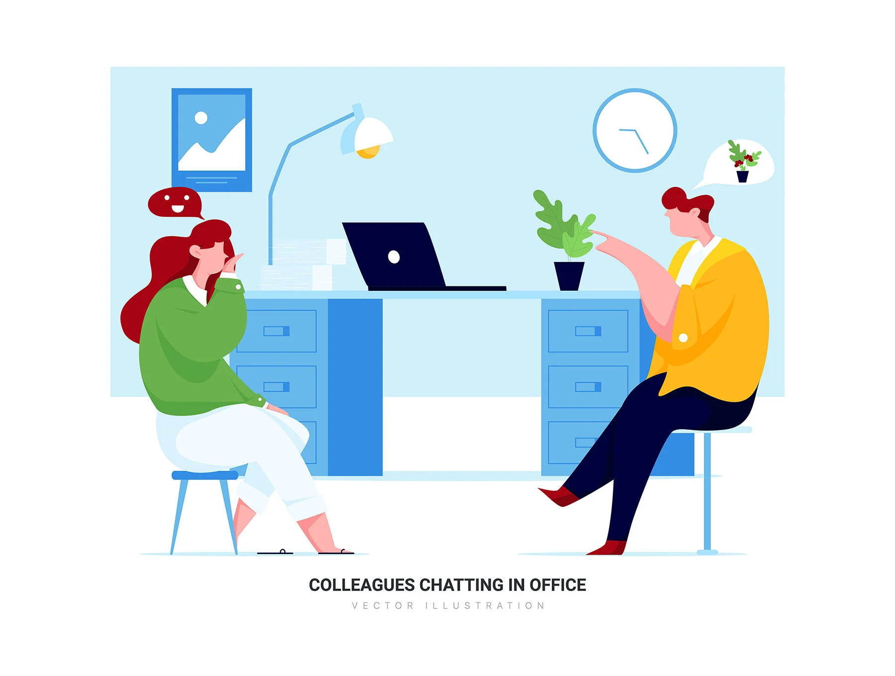 Leo - Business Vector Scenes 5