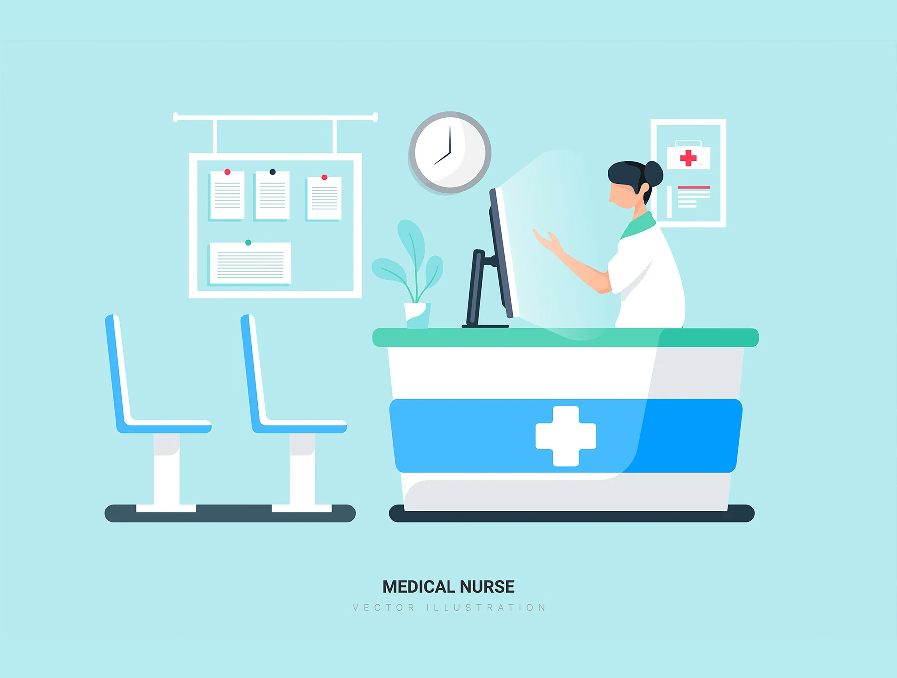 Leo - Hospital and Healthcare Vector Scenes 12