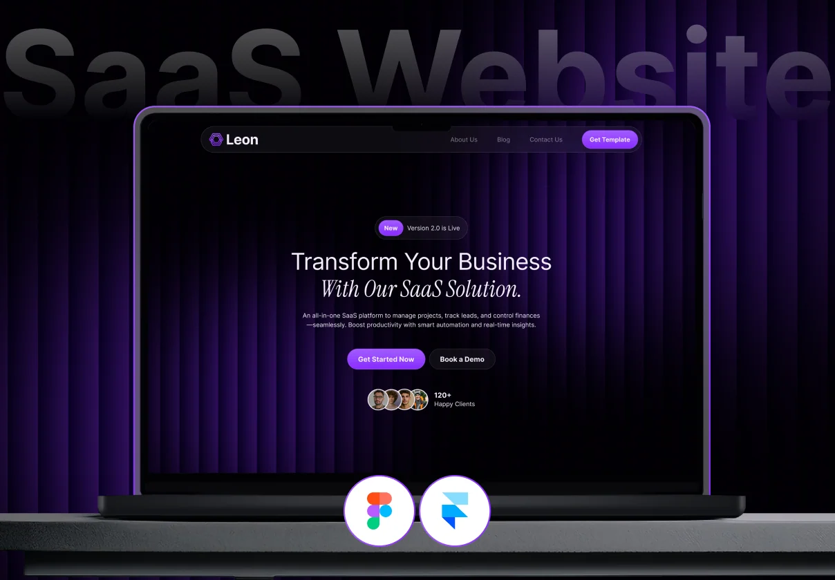 Leon - SaaS Website Framer Template