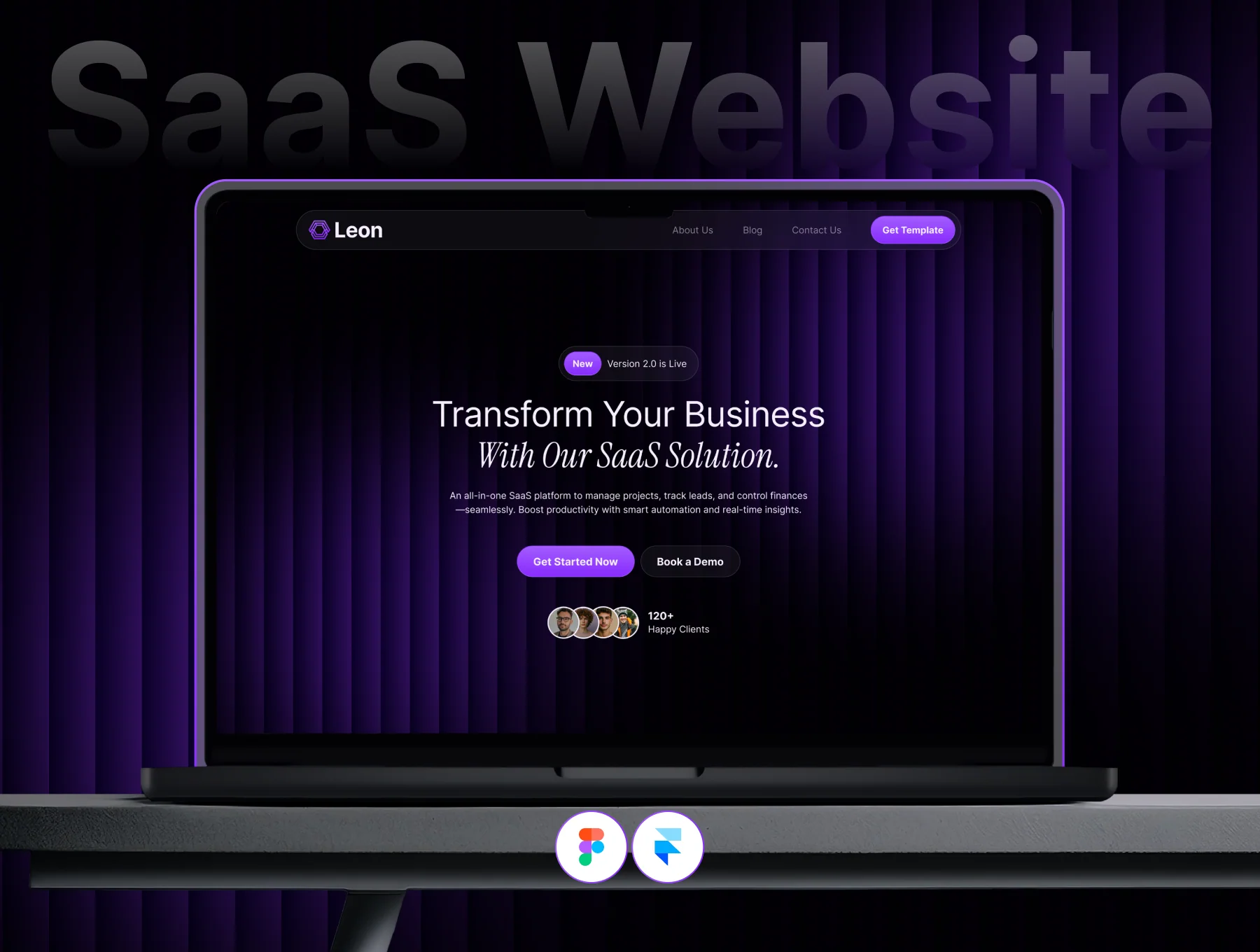 Leon - SaaS Website Framer Template