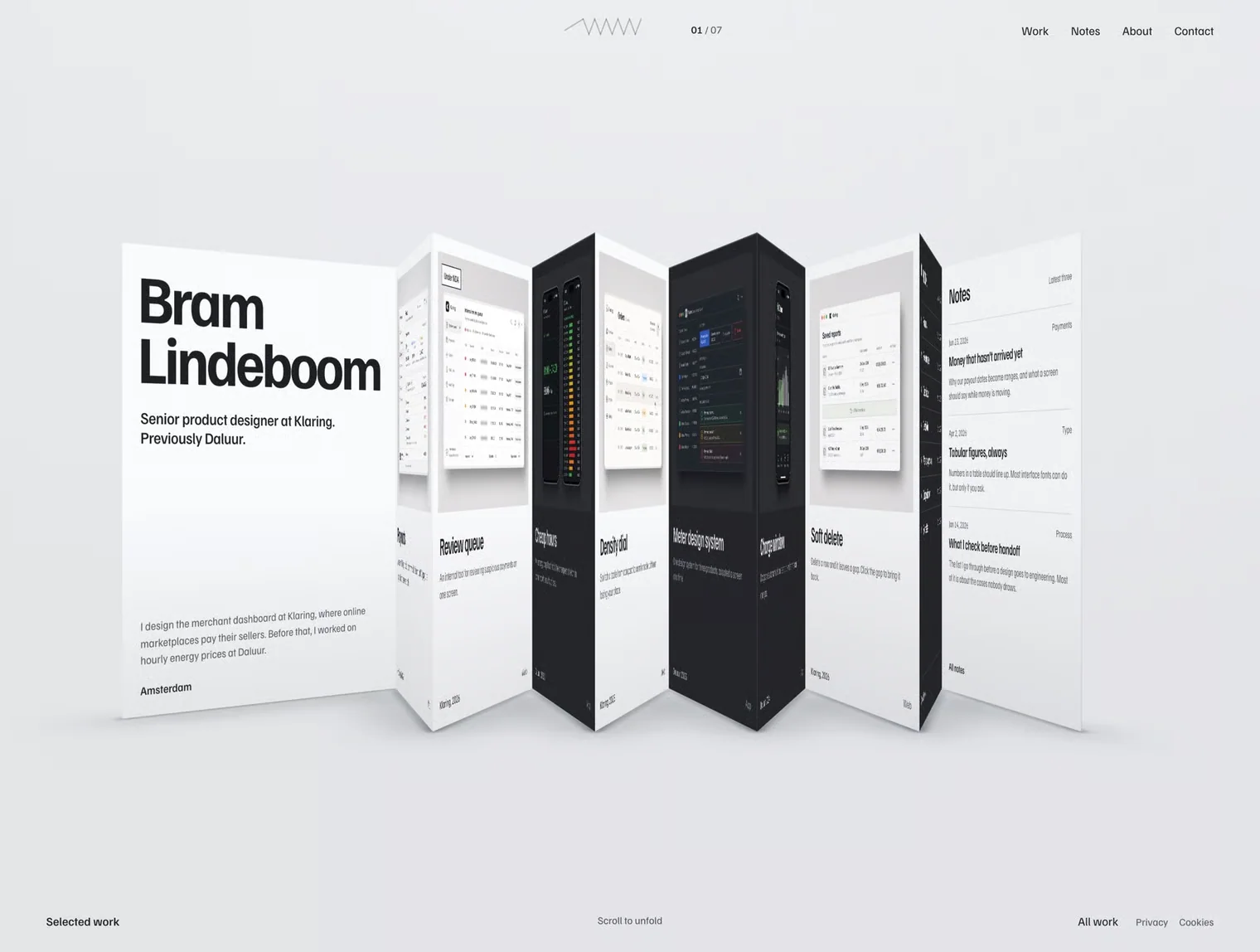 Leporello · Product Designer Portfolio Framer Template