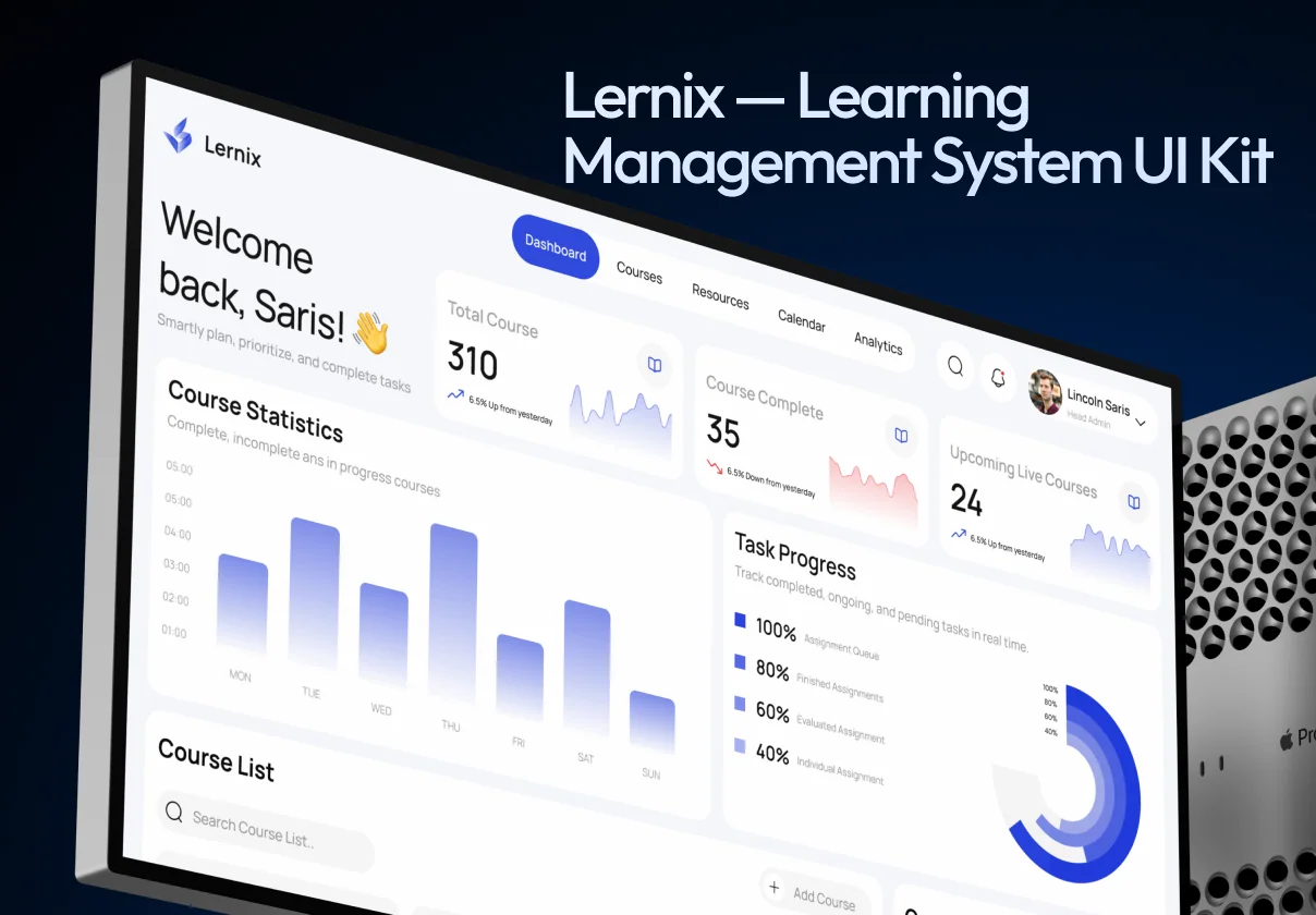 Lernix - Learning Management System UI Kit