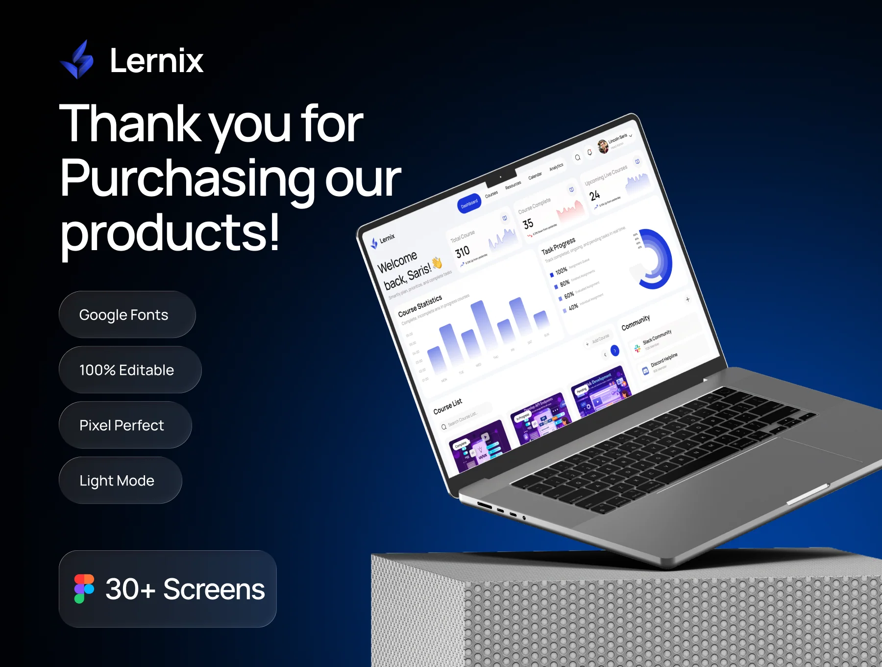 Lernix - Learning Management System UI Kit 6