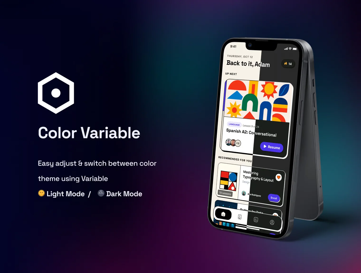 Lerno - Neo-Brutalist E-Learning & Course with AI Coach - Mobile UI Kit 7