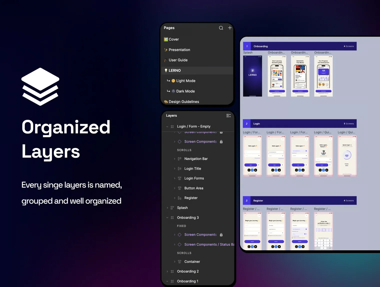 Lerno - Neo-Brutalist E-Learning & Course with AI Coach - Mobile UI Kit 8