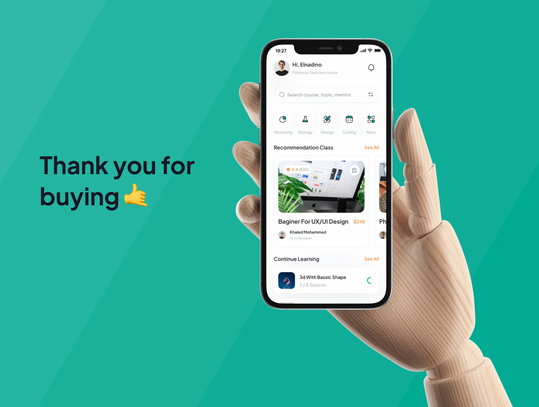 Lesprivat - Online Course App UI Kit 6