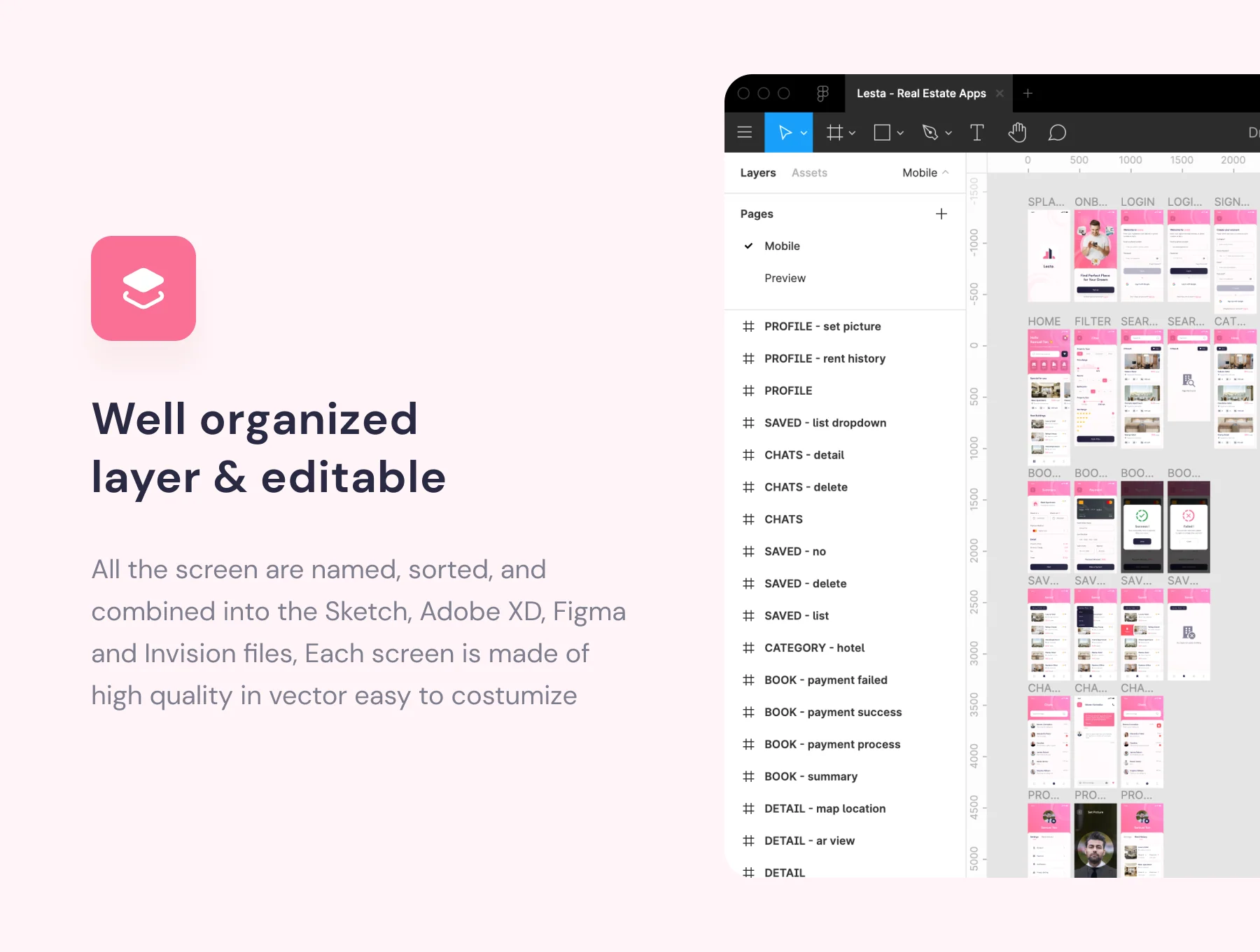 Lesta - Real Estate App UI KIT Design 3