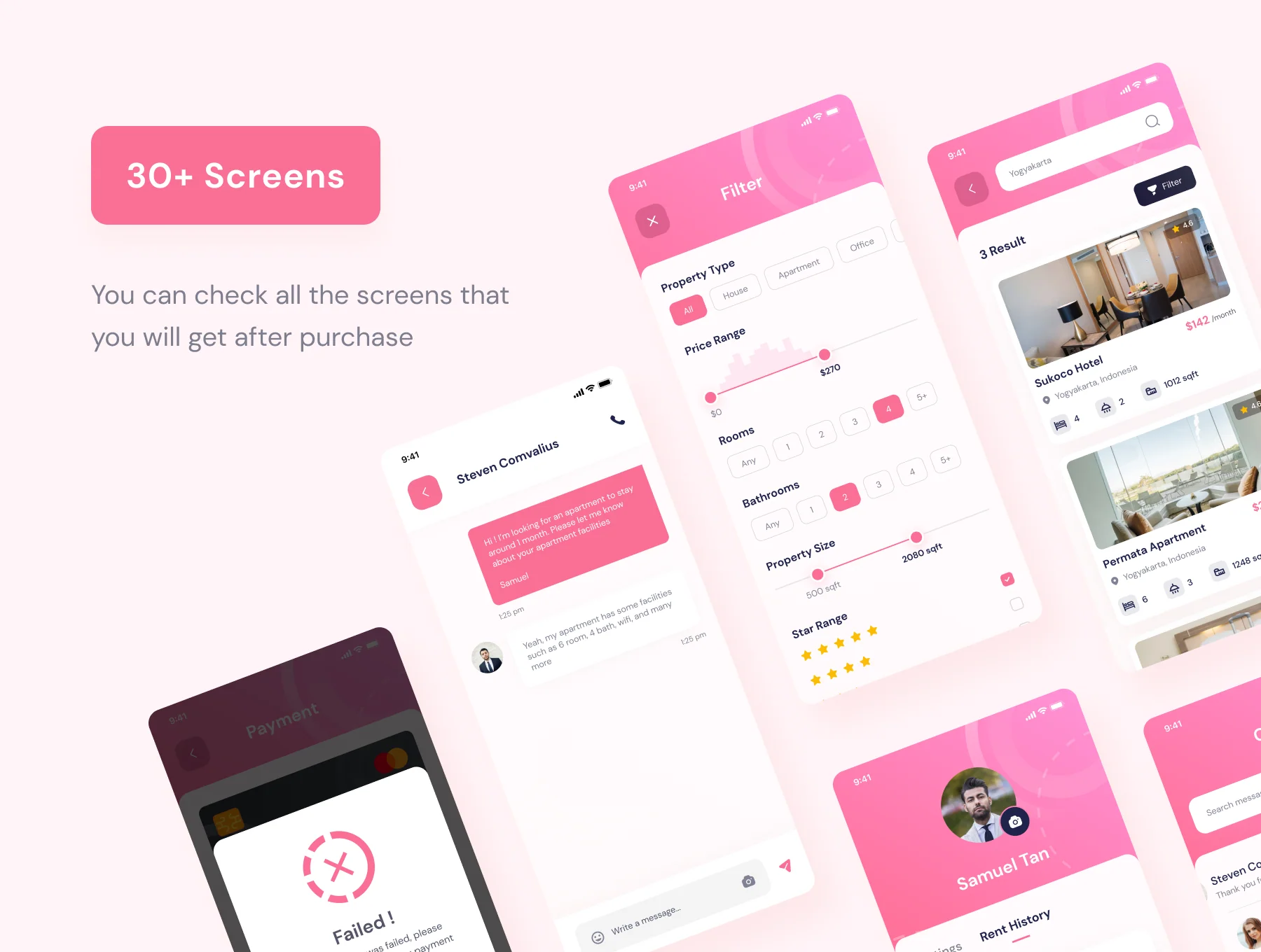 Lesta - Real Estate App UI KIT Design 4