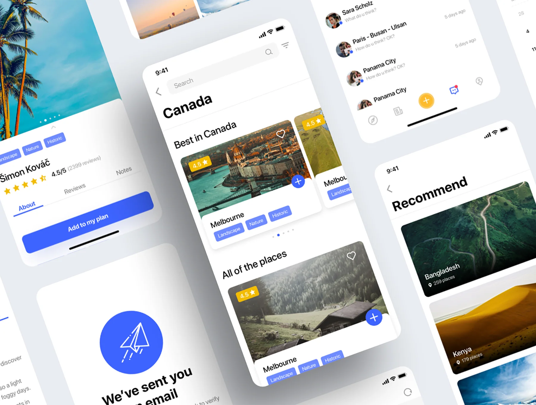 LeTrip Planning Travel UI KIT