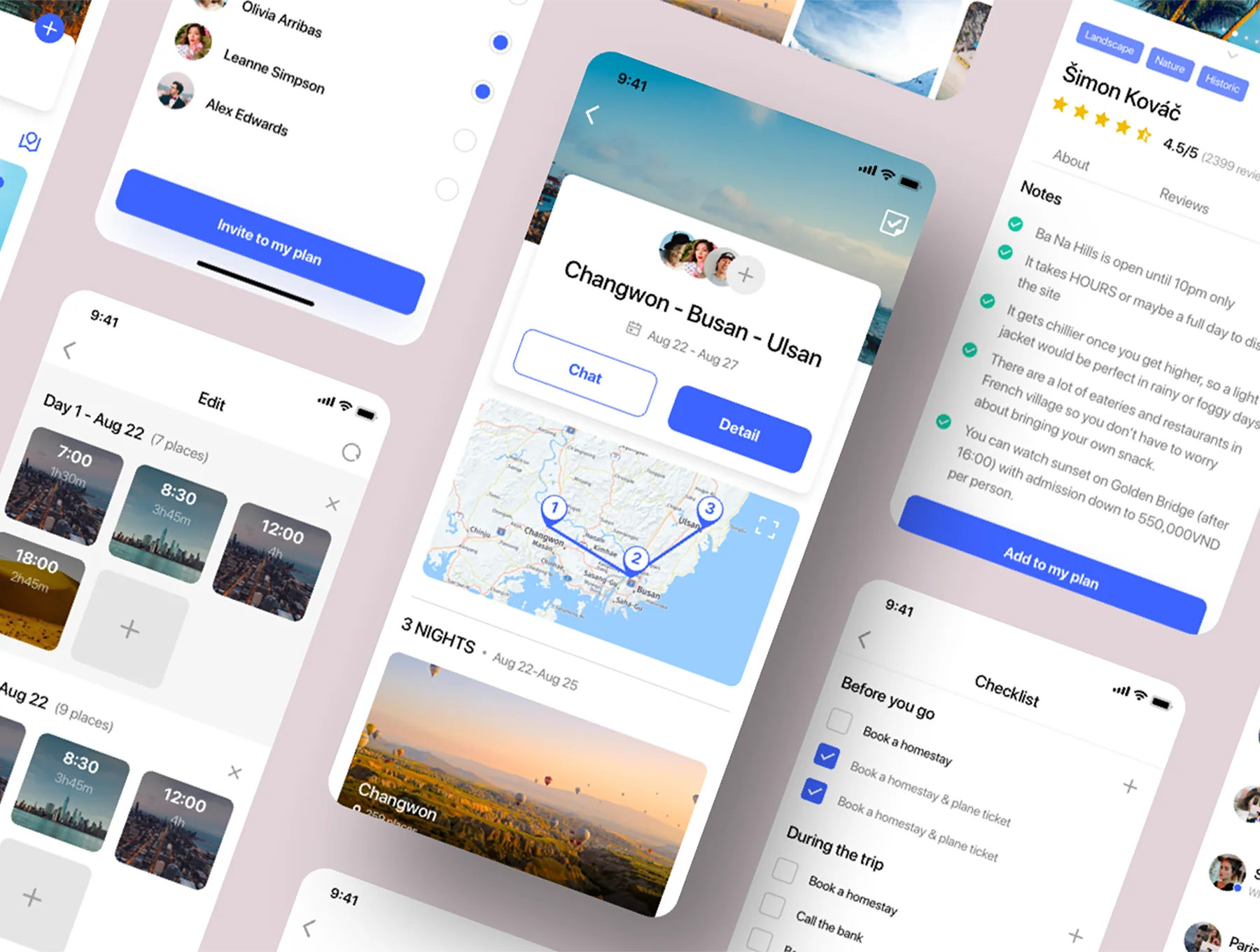 LeTrip Planning Travel UI KIT 4
