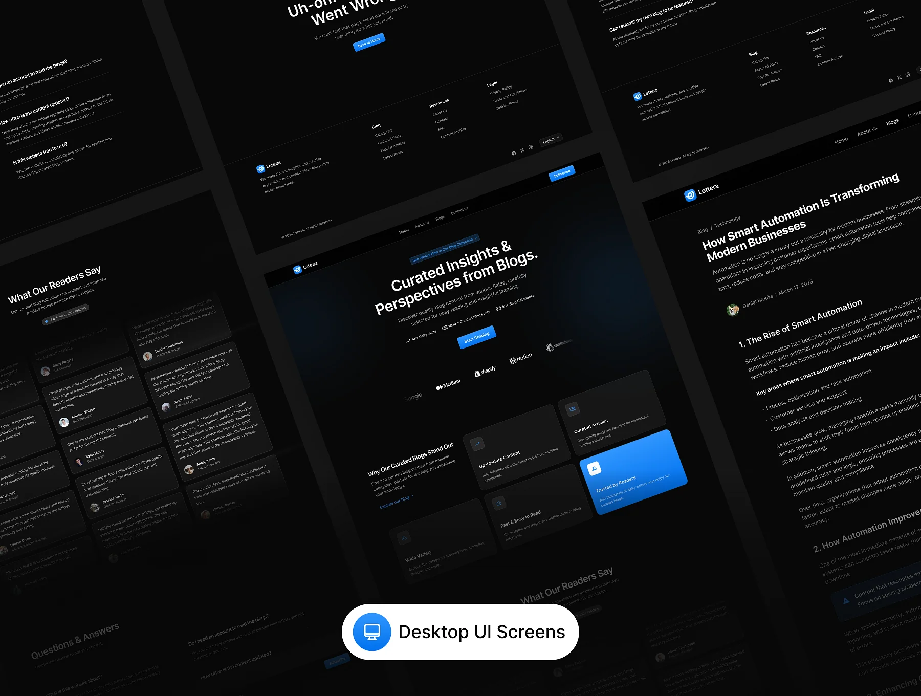 Lettera – Newsletter & Blog UI 5