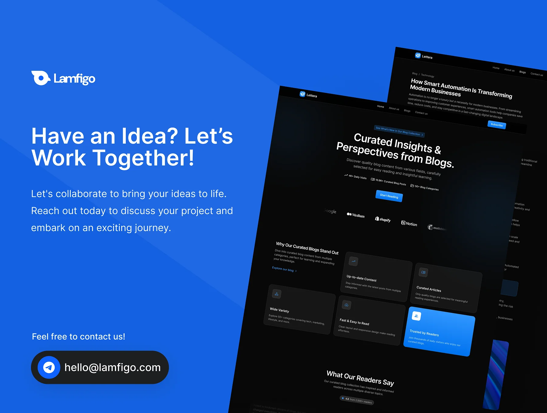 Lettera – Newsletter & Blog UI 8