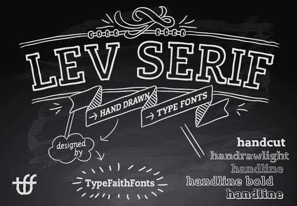 Lev Serif Hand-drawn