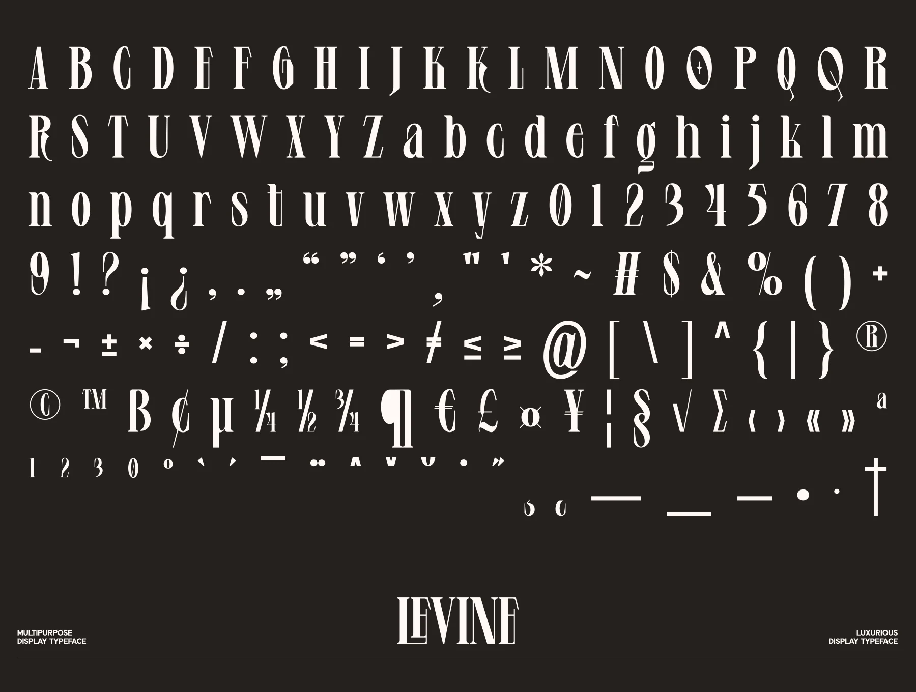Levine - Display Font 6