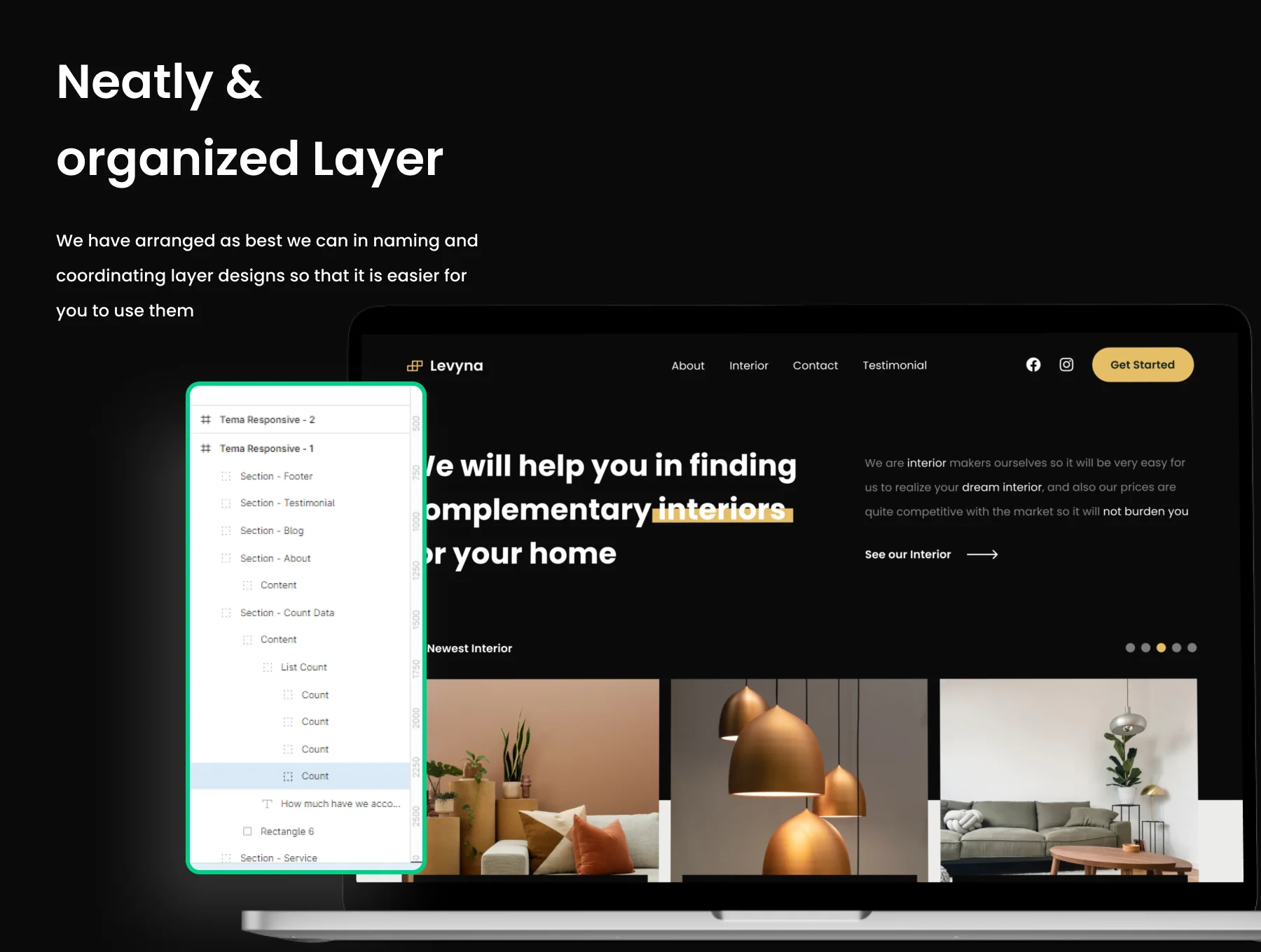 Levyna Batch Landing Page Property - Design & HTML Template 4