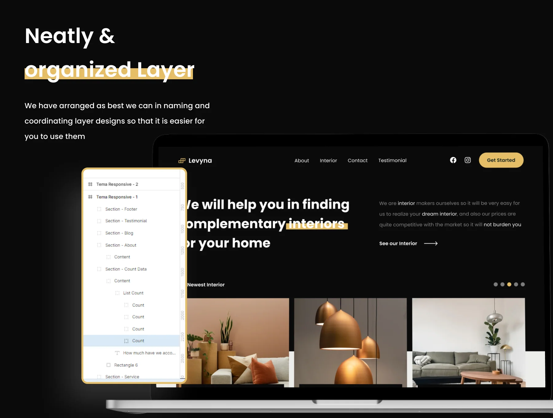 Levyna Landing Page Property - Design & HTML Template 3