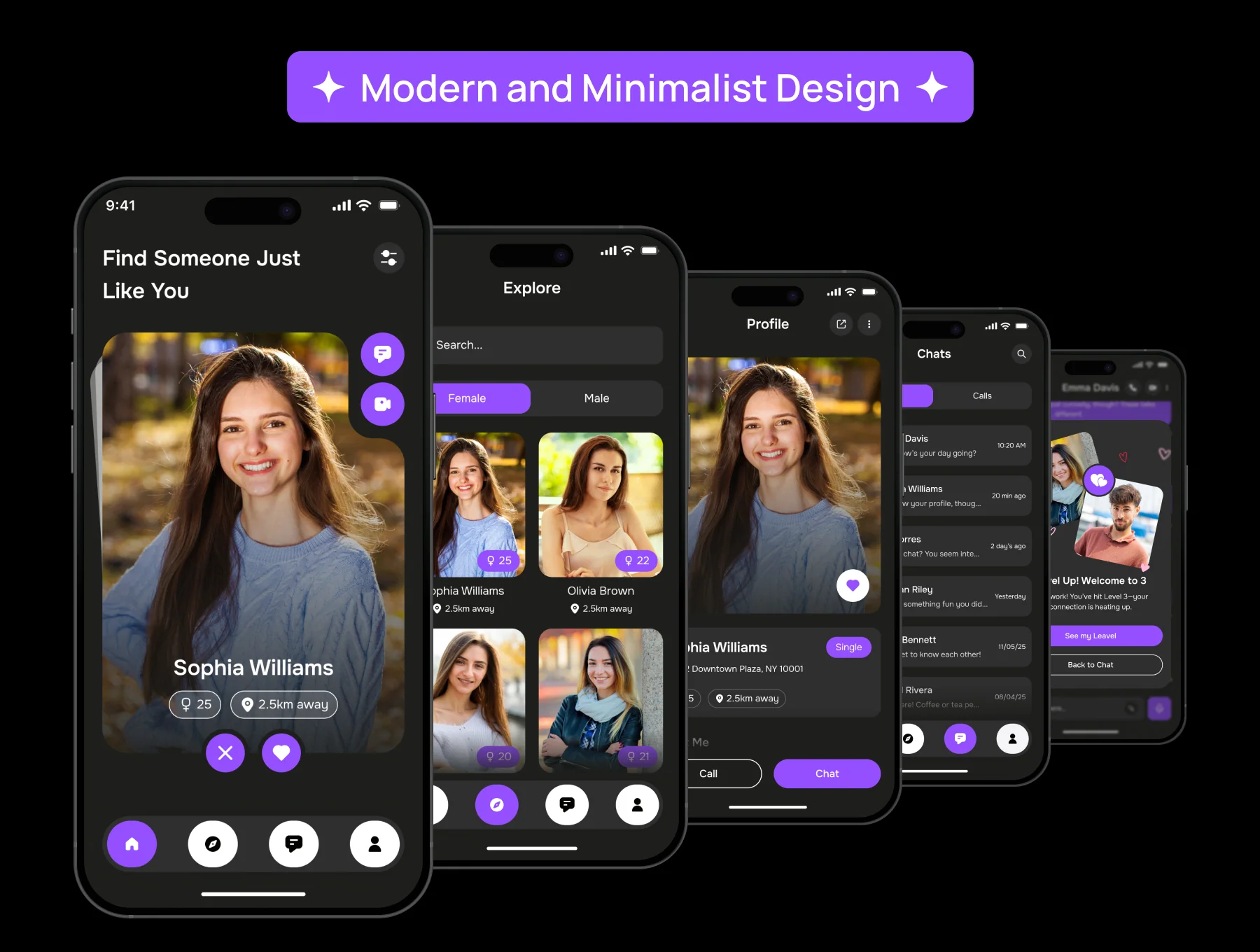 Lexeya - Dating Mobile App UI Kit 3