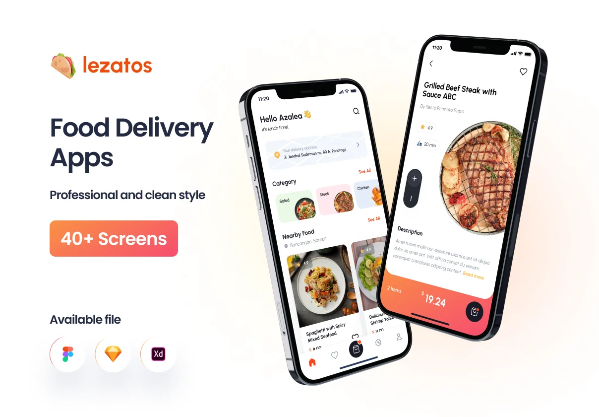 Lezatos - Food Delivery Apps