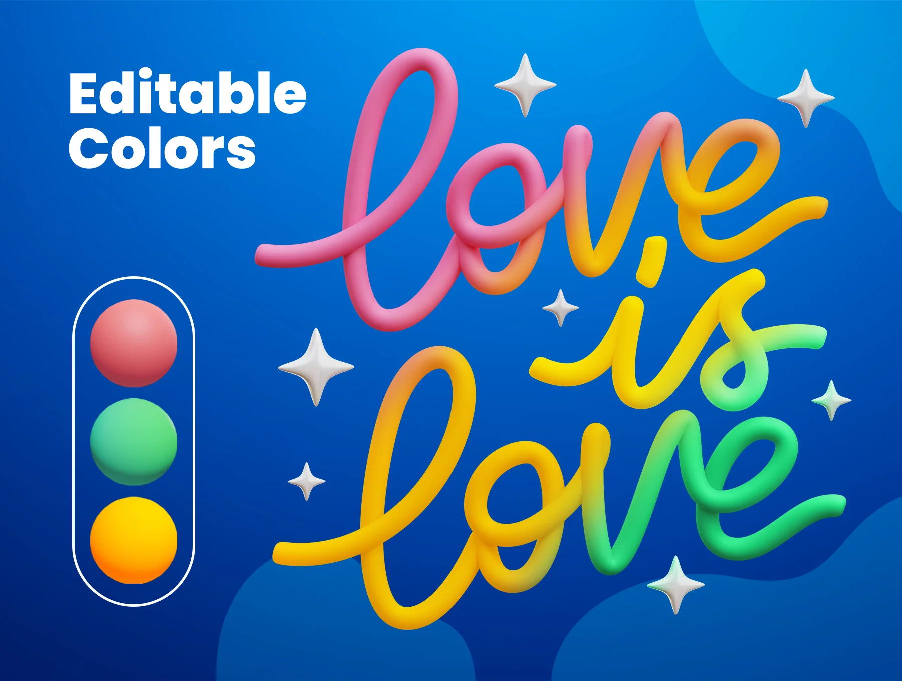 LGBTQ 3D Icons 4