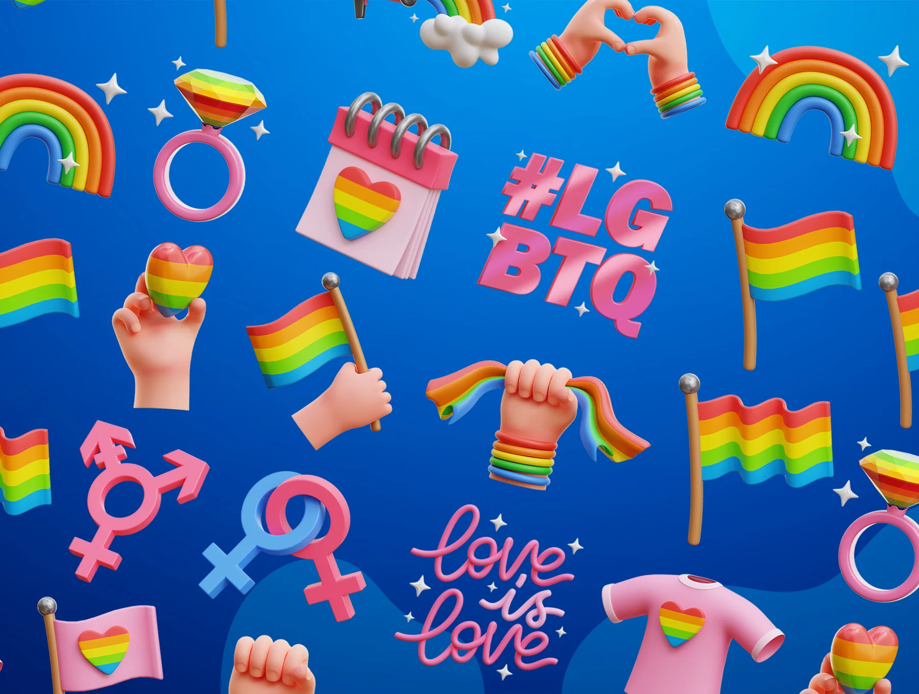 LGBTQ 3D Icons 6