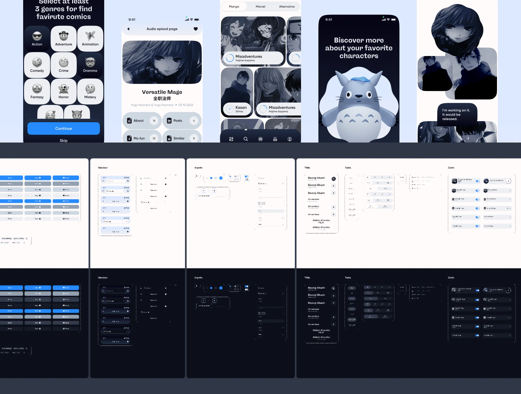 Liba – podcasts & e-library UI Kit 7