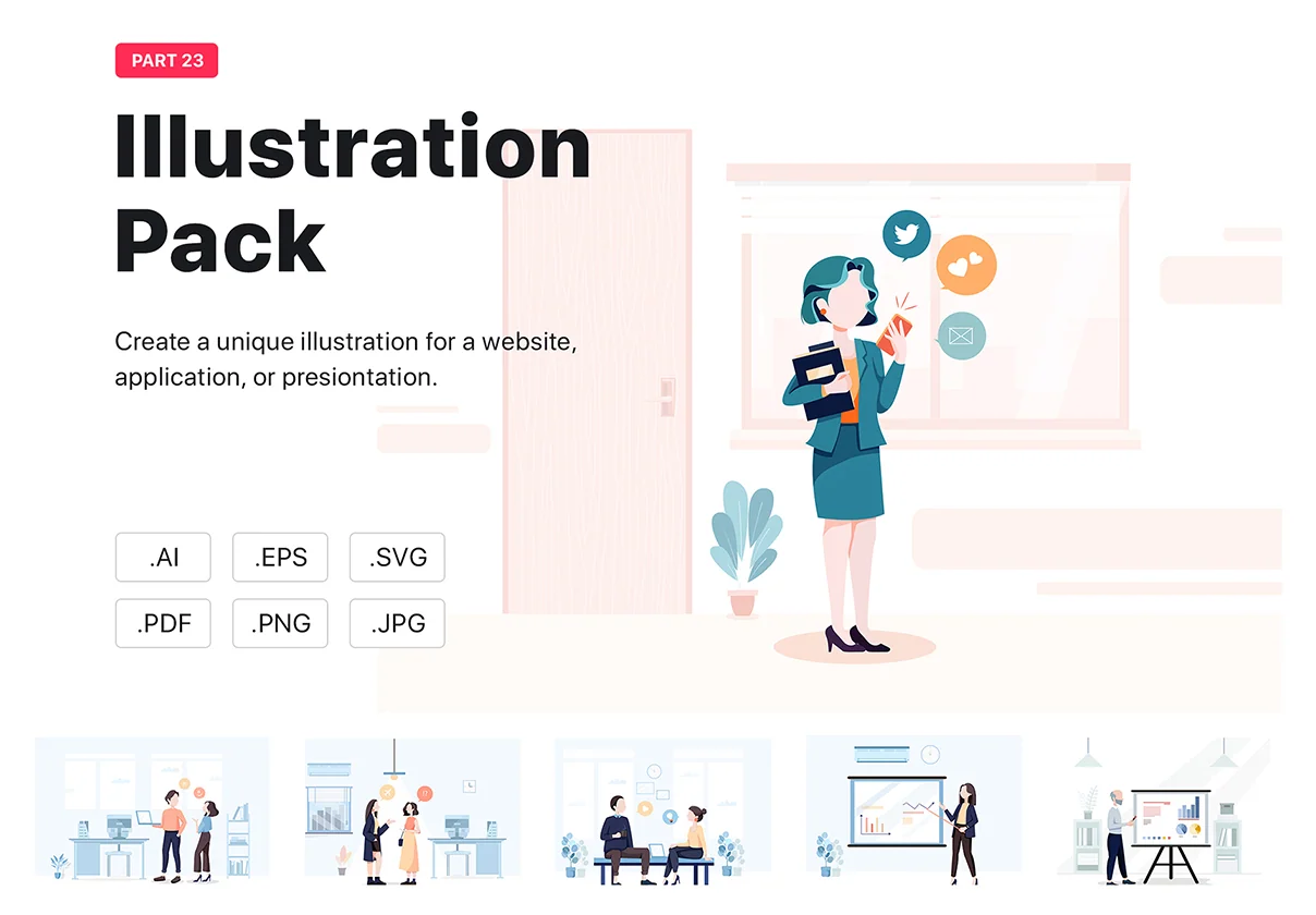 Libra - Business Illustration Pack