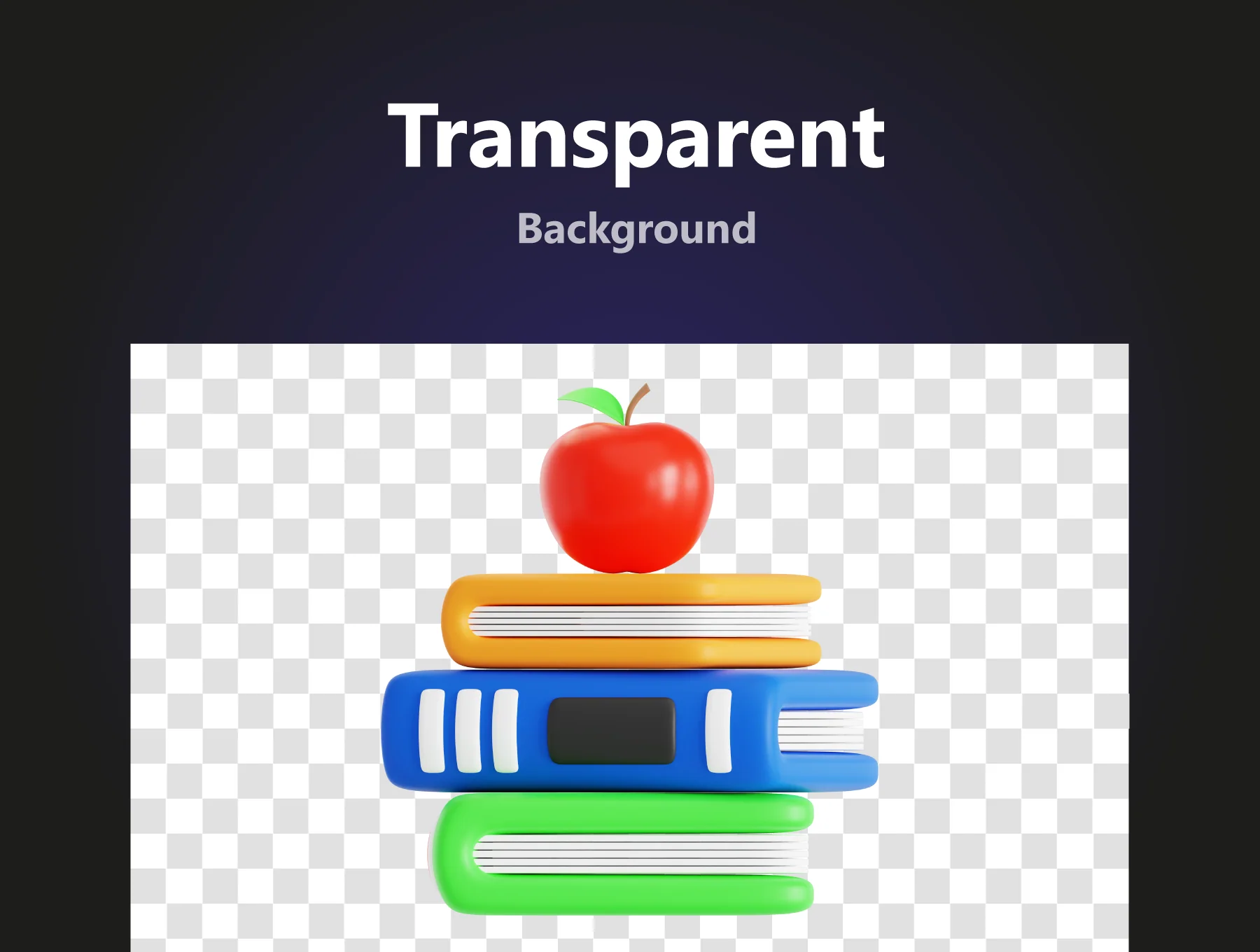 Library 3D Icon Pack 4