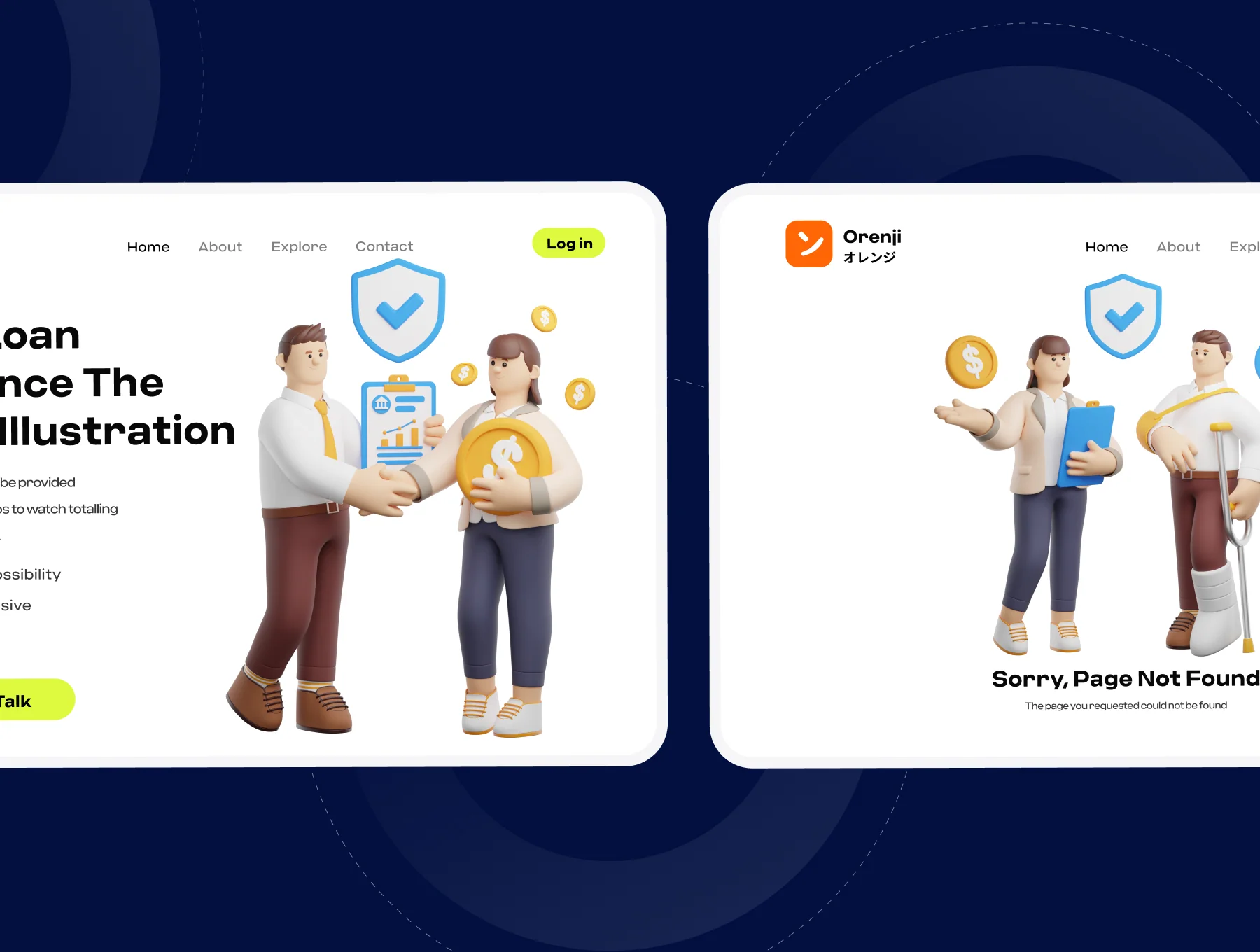Life Insurance 3D Character  Pack 6