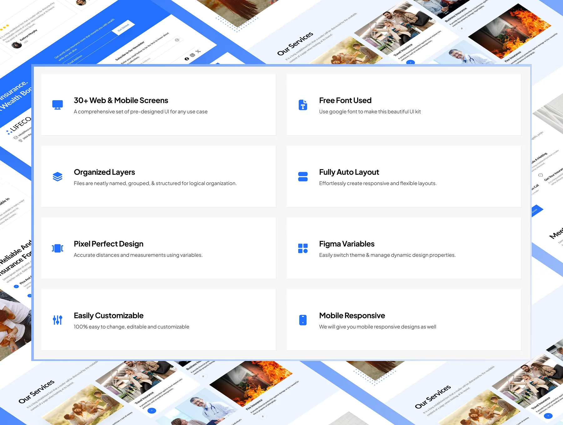 LifeCo - Insurance Service Website Framer Template 2