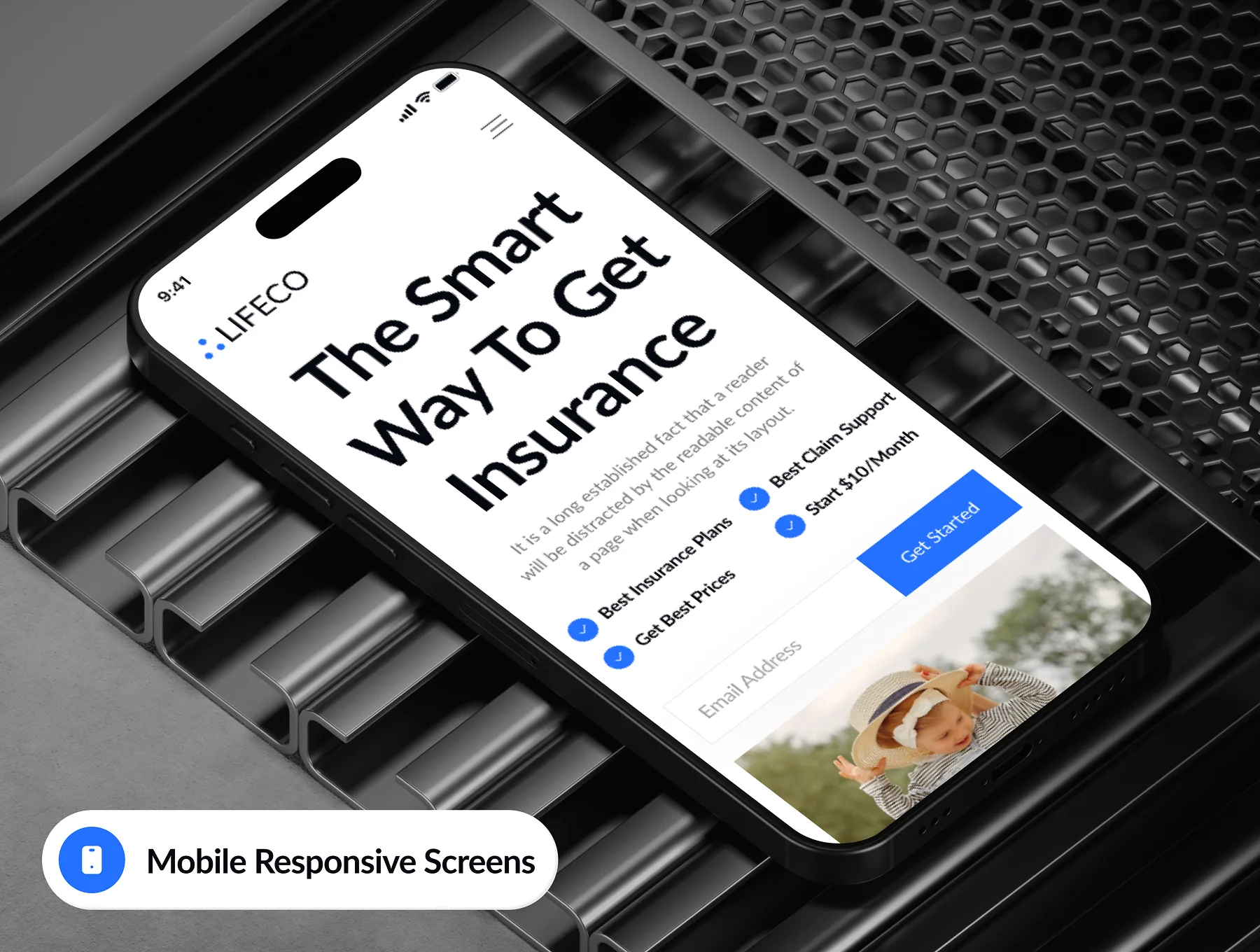 LifeCo - Insurance Service Website Framer Template 8