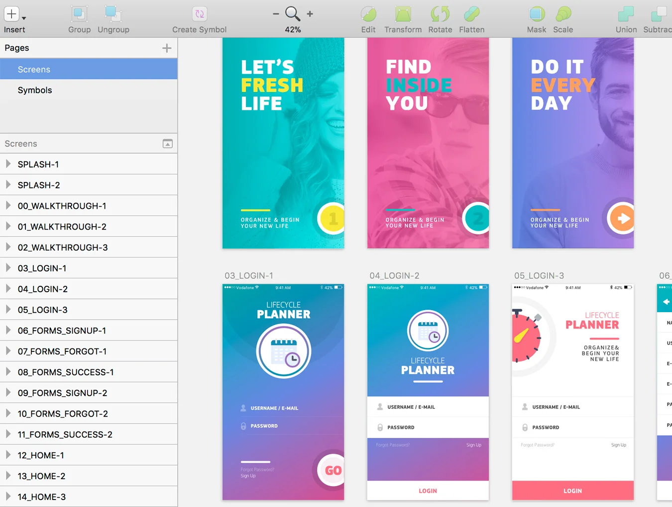 LifeCycle iOS UI Kit 2
